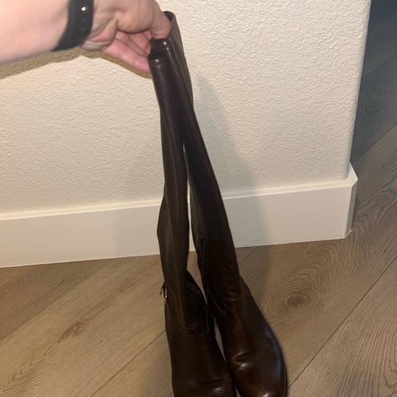 Brown Leather Prada Boots - Picture 3 of 8